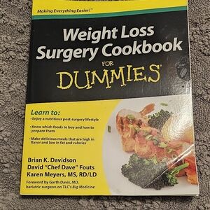 Weight Loss Surgery Cookbook - Yellow Black Cover